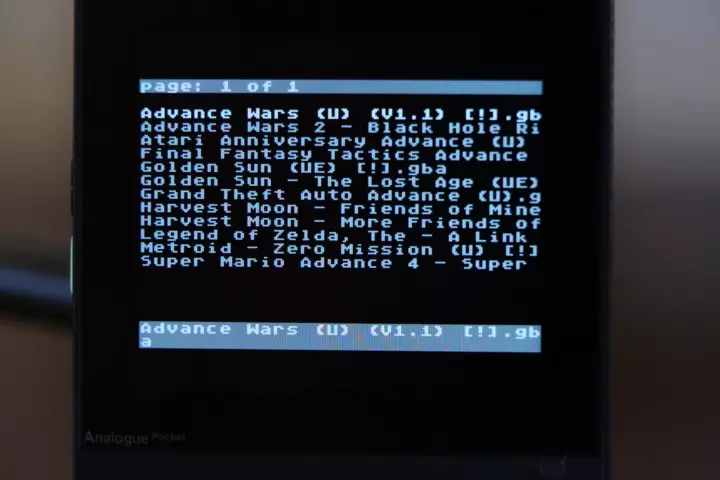 Screenshot from the EverDrive OS