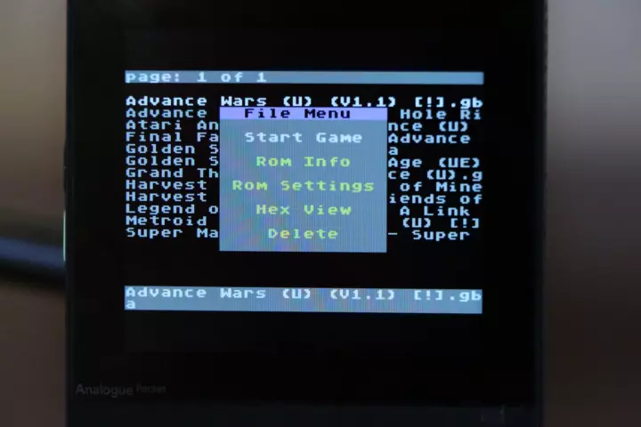 Screenshot from the EverDrive OS