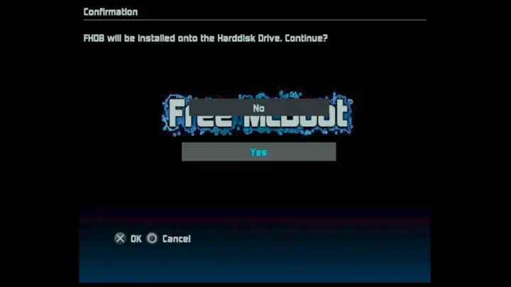 Screenshot from the FreeHDBoot installer