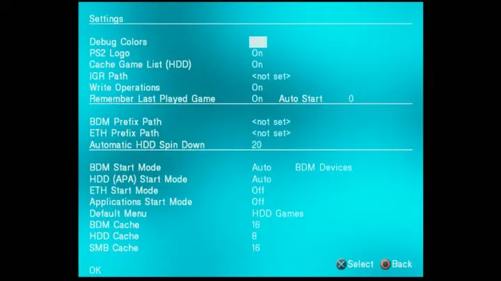 Screenshot from OPL